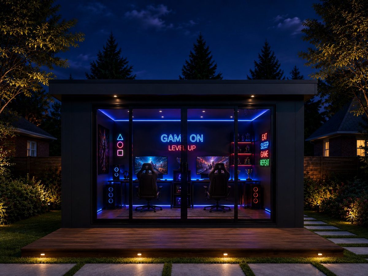 Gaming lounge setup